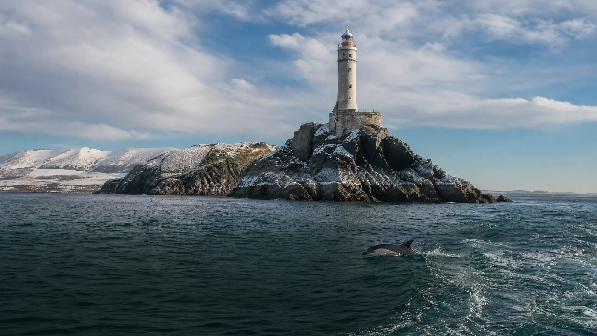 Maak een boottocht naar het zuidelijkste bewoonde eiland van Ierland en de 54 meter hoge vuurtoren Fastnet Rock. Verken eeuwenoude ruïnes en spot zeeleven in Roaring Water Bay.